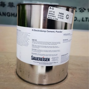 Poudre de ciment électrotempérée Sauereisen n° 8, blanc grisâtre, matériau réfractaire - Product Image 1