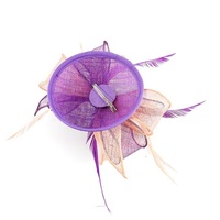 Offre Spéciale Mode Fascinator Kentucky Derby Église Chapeau Sinamay Bandeau De Mariage Chapeau pour Femmes Dames