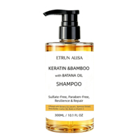 Shampoo en gros à l'huile de Batana et à la vitamine E avec kératine et extrait de bambou pour réparer les cheveux abîmés, renforcer la résilience des racines et réparer