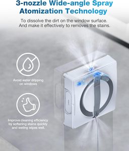 Ecovacs winbot W2 Omni điện cửa sổ máy hút bụi cầm tay robot thông minh Slam sạch hút mạnh mẽ 12 giai đoạn chống rơi - Product Image 3