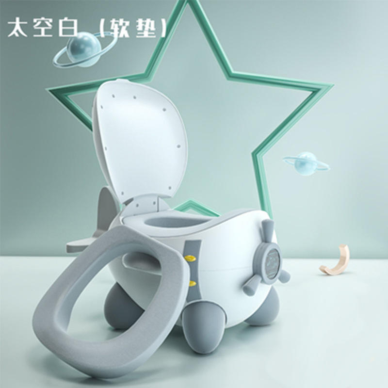 Coussin de siège rigide blanc pour toilettes d'avion