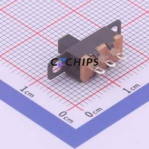 SS-12F15-G4 Slide Switch Through hole Component (THT) Switch Single Pole Double Throw Rectangle Pin Header Solder Tab Black - Product Image 2