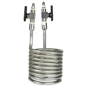 Closed Loop Extractor Condensing Coil Chilling Coil with JIC Fittings Ball Valves