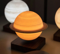 Dropshipping Gift CJH Maglev Planet Palm Star River Atmosphere Bedhead Bedroom Maglev Saturn Desk Lamp Ornament