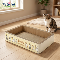 Grattoir pour chat rectangulaire classique de grande taille, de haute qualité, en carton ondulé durable, pour toutes les saisons, vente en gros