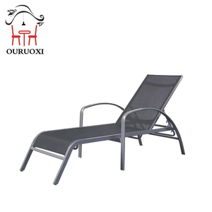 Mobilier <span class=keywords><strong>de</strong></span> patio extérieur en aluminium pour hôtel, balcon, plage, chaise longue au bord <span class=keywords><strong>de</strong></span> la piscine - Product Image 1