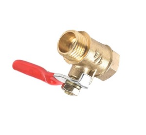 Bille en laiton manuelle avec poignée en PVC, taille personnalisée 20mm-110mm, type à douille pour fluides aqueux - Product Image 5