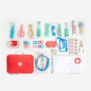 Enfants en bois jeu de <span class=keywords><strong>rôle</strong></span> Simulation médecin infirmière Kit médical éducatif semblant jouets d'apprentissage pour garçons et filles - Product Image 1