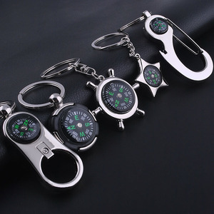 Llaveros de estrella de timón de navegación creativa, Abrebotellas multifunción, llavero con brújula, llaveros de Metal de aleación de Zinc personalizados - Product Image 3