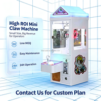 Mini machine à griffes pour enfants, jeu de grue d'amusement à monnayeur, distributeur de jouets économique