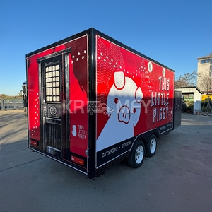Remorque alimentaire en acier inoxydable mobile de Chine 2025 pour la vente de glaces, de hamburgers, de collations, chariot de restauration rapide approuvé CE DOT - Product Image 3