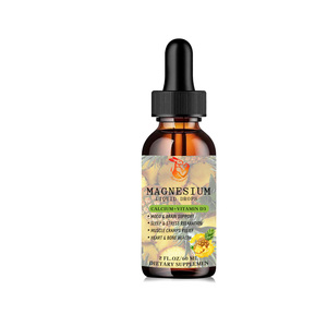 Wholesale Magnesium <b>Liquid</b> Drops for Stress Relief & Muscle Relaxation Bulk OEM with CoQ10 & L-Theanin Relaxation Support Drops - Product Image 1