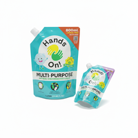 Sachet de recharge pour lessive 1L 2L 3L, pochette souple à bec verseur pour assouplissant textile, liquide de nettoyage, emballage de savon liquide pour les mains