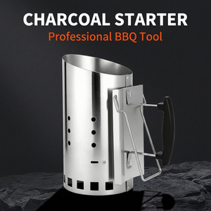 Accenditore per Carbonella in Acciaio Inossidabile, Avviatore per Barbecue Portatile da Esterno - Product Image 5