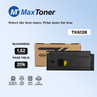 Cartouche de toner compatible MaxToner de qualité originale TK6128 TK-6128 pour imprimante copieur Kyocera ECOSYS M4125idn M4132idn