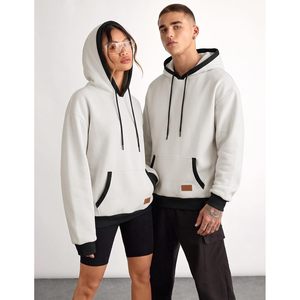 Custom AL-BARAJ INDUSTRIES Men's Winter <b>Hoodie</b> Cotton Fleece Pullover Pocket Breathable Casual Long Sleeve Sweatshirt 220g OEM - Product Image 4