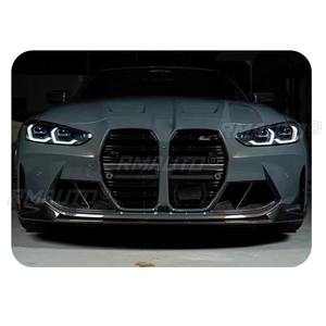 Alerón delantero para coche, difusor, divisor, negro brillante, pieza de modificación para BMW M3 M4 G80 G82 2021+, accesorios para coche - Product Image 5