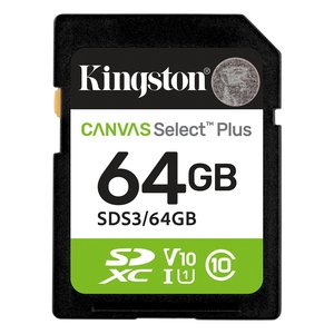 Tarjeta de Memoria SDXC Kingston Canvas Select Plus de 64 GB V10 U1 C10 - Product Image 1