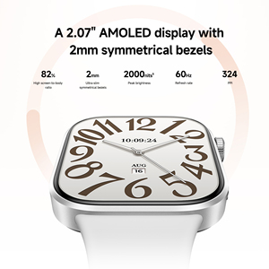 Reloj Inteligente Xiaomi <span class=keywords><strong>Redmi</strong></span> <span class=keywords><strong>Watch</strong></span> 6, Brillo AOD de 2000 Nits, Frecuencia Cardíaca, SpO2, Monitoreo del Sueño, Marco Delgado de Aluminio de 9.9 mm - Product Image 2