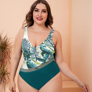 Großhandel <span class=keywords><strong>XXXL</strong></span> Plus Size One Piece Badeanzug 2022 Neuankömmling Bademode Weiblich Retro Beach Wear Badeanzug Brasilia nischer Bikini - Product Image 5