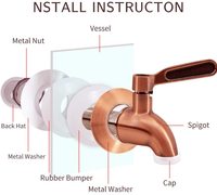 Robinet en acier inoxydable, robinet à bière pour brassage à domicile, fermenteur, vin, distributeur de jus de bière, boissons, réfrigérateur
