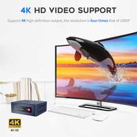 Mini PC MINI S Jasper Lake N5095 8 Go/16 Go DDR4 256 Go/512 Go ROM, 2 écrans HD 4K, ordinateur de bureau pour jeux à domicile et bureau