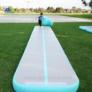 Tabla de bloques de pista de aire para gimnasia, esteras de caída, pista de aire inflable, esterilla de caída súper grande con bomba - Product Image 4