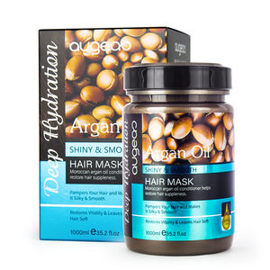 AUGEAS Masque de traitement capillaire <span class=keywords><strong>magique</strong></span> à réparation rapide Masque capillaire naturel bio au collagène doux et lisse de marque privée - Product Image 1