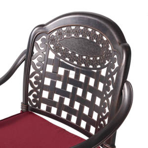 Juego de Mesa y Sillas de Exterior Premium - Aluminio Bronce Resistente a la Intemperie para Patio y Terraza - Product Image 3