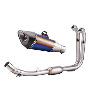 Kit de Escape Delantero, Intermedio y Completo de Acero Inoxidable, Apto para Modificaciones de Motocicletas CFMOTO 450SR - Product Image 1