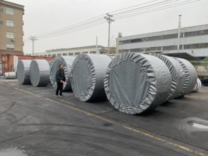 Bande transporteuse plate à vendre, bande transporteuse pour céréales, bande transporteuse pour sable et gravier, bande transporteuse en caoutchouc, bande transporteuse pour boue - Product Image 4