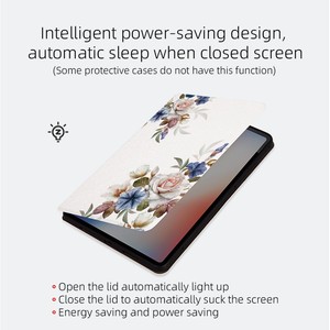 Funda para Tablet con Diseño Artístico de Flores, Plegable, con Soporte, Protectora para <span class=keywords><strong>Realme</strong></span> <span class=keywords><strong>Pad</strong></span> 3 11.61" - Product Image 2