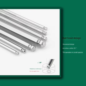 Bán Buôn 9Pcs Mận Torx L-Hình Chrome Kết Thúc Hình Lục Giác Cờ Lê Thiết Lập Metric <span class=keywords><strong>Allen</strong></span> <span class=keywords><strong>Hex</strong></span> Chìa Khóa Cờ Lê Phù Hợp Với OEM Tùy Chỉnh Hỗ Trợ - Product Image 3
