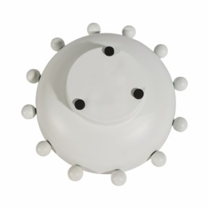 Ciotola rotonda moderna con pomelli, centrotavola decorativo per tavolino da caffè, decorazione per la casa, elegante elemento d'accento - Product Image 5