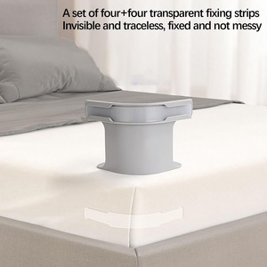 4PCS Clips de drap de lit ajustables Porte-draps antidérapants et résistants Porte-draps antidérapants anti-dérapants - Product Image 3