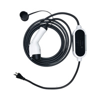Nouveau chargeur EV portable SAE J1772 Type 2 16A réglable NEMA 6-20P en alliage d'aluminium avec protection IP65