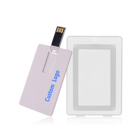 Cetak Kustom Souvenir Bisnis Kartu USB Flash Drive Hadiah Promosi Pendrive Harga Grosir Kartu Bisnis USB Stick