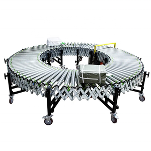 High Quality Manual Gravity Flexible Retractable <strong>Roller</strong> <strong>Conveyor</strong> for Carton Box - Product Image 5