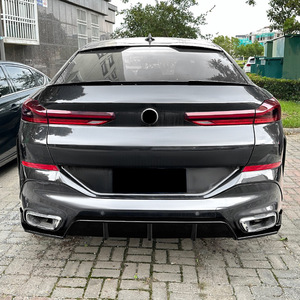 Difusor Trasero para BMW X6 G06, Color Negro Piano, Textura de Fibra de Carbono, Material ABS, Kit de Alerón Trasero para Modelos 2019+ - Product Image 2