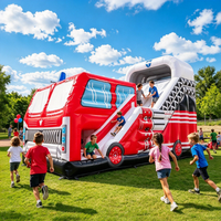 Château gonflable avec toboggan pour enfants et tout-petits, en PVC, pour fêtes et jeux d'intérieur, usage commercial