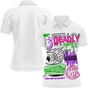 Polos de golf drôles confortables et respirants pour hommes et femmes pour des vêtements décontractés et des activités de plein air - Product Image 2