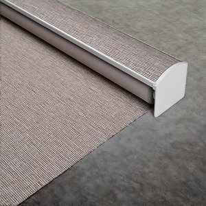 Modern Home Decor Built-In Spring Cordless Manual <strong>Roller</strong> <strong>Blinds</strong> Customized Size Color Polyester <strong>Material</strong> Vertical Pattern OEM - Product Image 1