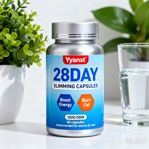 OEM ODM 28วันทำความสะอาดสำหรับควบคุมน้ำหนักสลิมมิ่งแคปซูลเผาผลาญแคลอรี่สนับสนุนแคปซูลการเผาผลาญไขมัน - Product Image 1