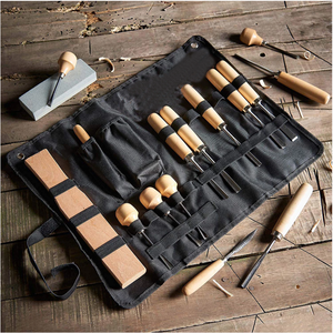 Bview arte 16 peças de ferramentas totalmente de carpintaria madeira cinzel de mão conjunto de ferramentas para torneamento de madeira - Product Image 6