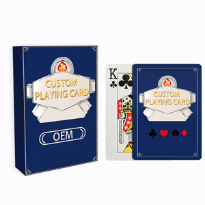 Vente Directe d'usine De Base Personnalisé Impression Papier Cartes À Jouer Cartes de <span class=keywords><strong>Poker</strong></span> En Plastique Pour La Fête De Noël Jeux - Product Image 4