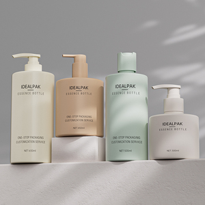 Nhà Máy bán hàng trực tiếp PE chai nhựa bao bì mỹ phẩm container 200ml Lotion chai với bơm - Product Image 4