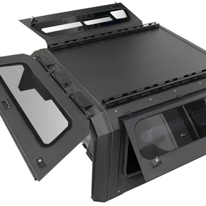 HERUI Auvent de camionnette robuste en alliage d'aluminium personnalisé, étanche, avec boîte à outils verrouillable et rangement haute capacité, revêtement poudré, garantie 18 mois - Product Image 1