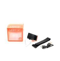 Feu arrière de vélo en forme de coeur rechargeable par USB, 5 modes, étanche, pour la sécurité du cyclisme