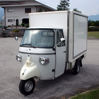 ALLBETTER-Station de bar mobile, chariot à hot-dog pour cocktails, design de restauration, tricycle électrique Piaggio Ape, camion de restauration à vendre