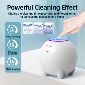 Baccello dentale 200ml 48khz fermo sonico per la pulizia di gioielli per uso domestico portatile macchina pulitrice a ultrasuoni - Product Image 3